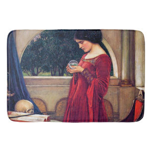 Der Crystal Ball, John William Waterhouse Badematte