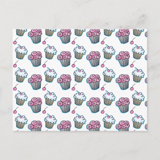 Der Cupcake Postkarte (Vorderseite)