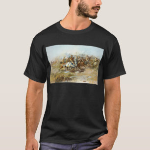 Der Custer Kampf durch Charles Marion Russell T-Shirt