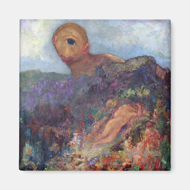 Der Cyclops, Redon, 1898-1900 Magnet (Vorne)