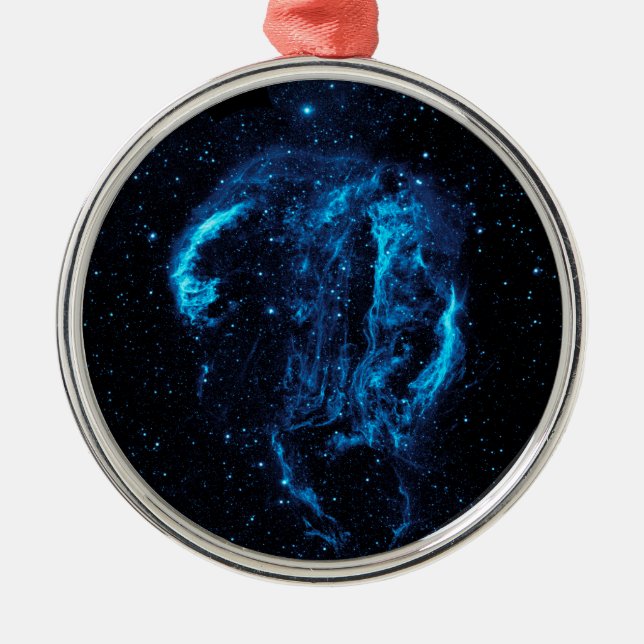 Der Cygnus-Schleifennebel (NASA) (Weltraum) Ornament Aus Metall (Vorne)