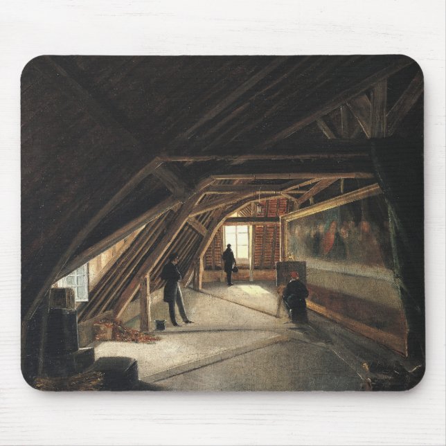 Der Dachboden eines Museums Mousepad (Vorne)