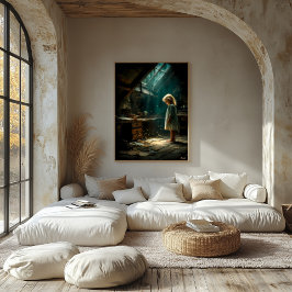 Der Dachboden für kleine Lichter Leinwanddruck