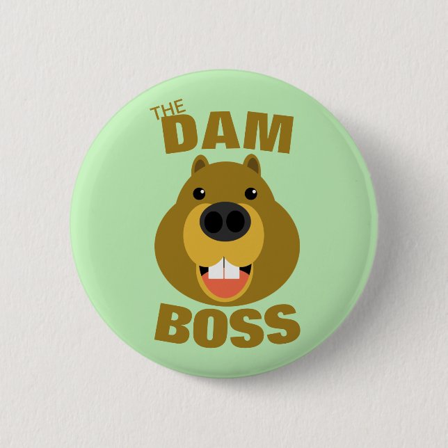 Der Dam Boss Button (Vorderseite)