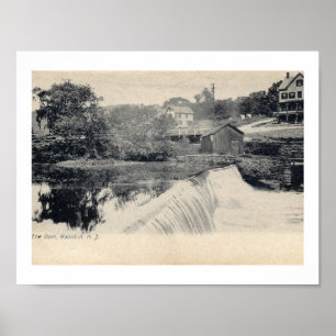 Der Damm, Boonton, New Jersey NJ Poster
