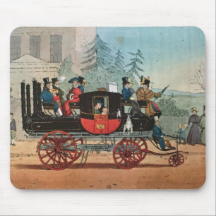 Der Dampf-Zug Mousepad
