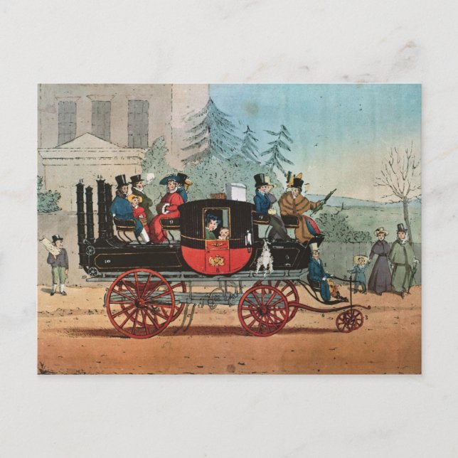 Der Dampftrainer Postkarte (Vorderseite)