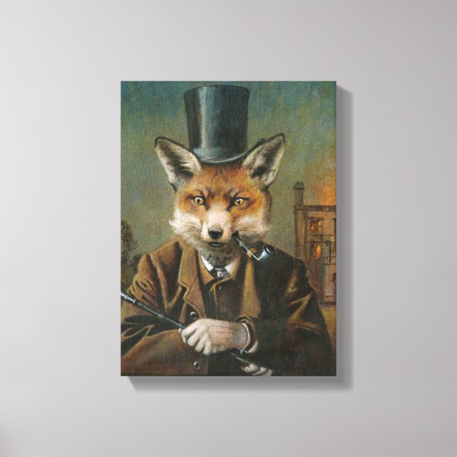 Der Dapper Fox verschachtelte Leinwand (Vorderseite)