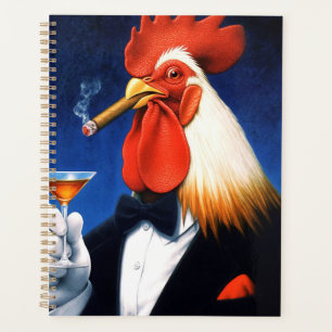 Der Dapper Rooster Lustiger Gentleman's Club Planer