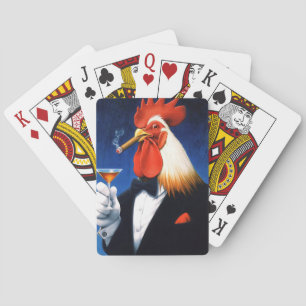 Der Dapper Rooster   Lustiger Herrenclub Spielkarten