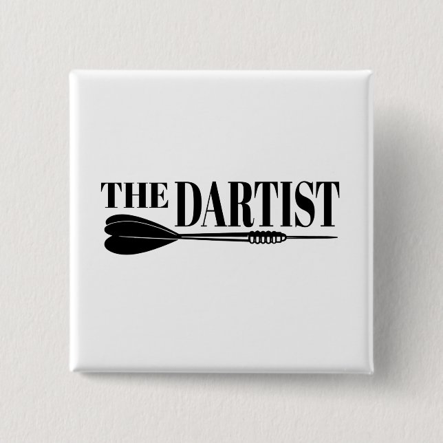 Der Dartboard-Künstler Button (Vorderseite)