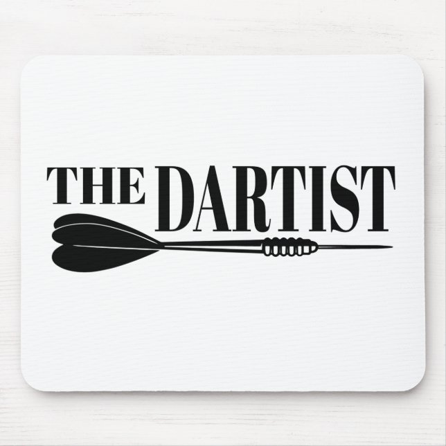 Der Dartboard-Künstler Mousepad (Vorne)