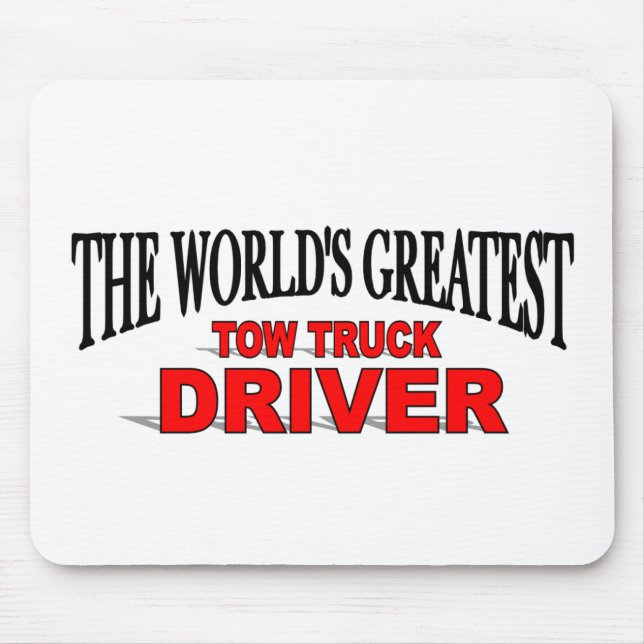 Der Das Schleppseil-LKW-Fahrer der Welt bestste Mousepad (Vorne)