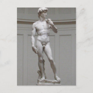 Der David Postkarte