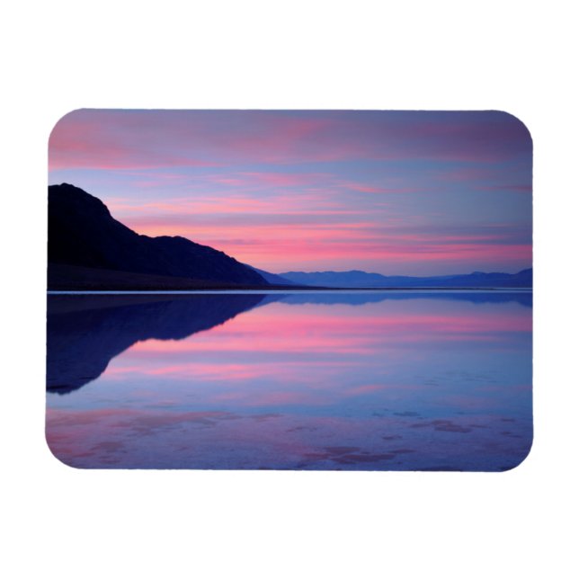 Der Death Valley National Park. Badwater im Morgen Magnet (Horizontal)