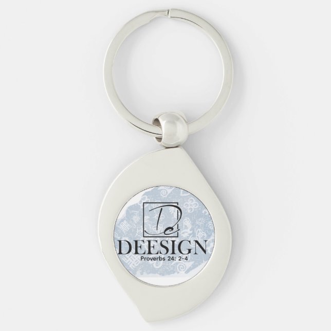 Der Deesign Collective Button Schlüsselanhänger (Vorderseite)