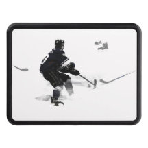 Der Deke-Hockey-Spieler