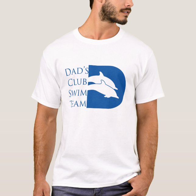 Der Delphin-T - Shirt der Männer, weiß (Vorderseite)