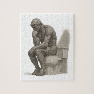 Der Denker auf dem Thron Puzzle