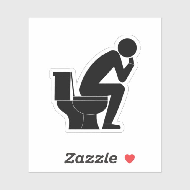 Der Denker Aufkleber (Blatt)