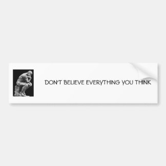 Der Denker durch Rodin Autoaufkleber