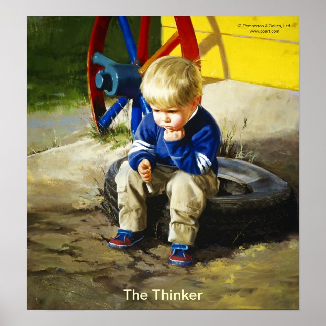 Der Denker (grenzenlos) Poster (Vorne)