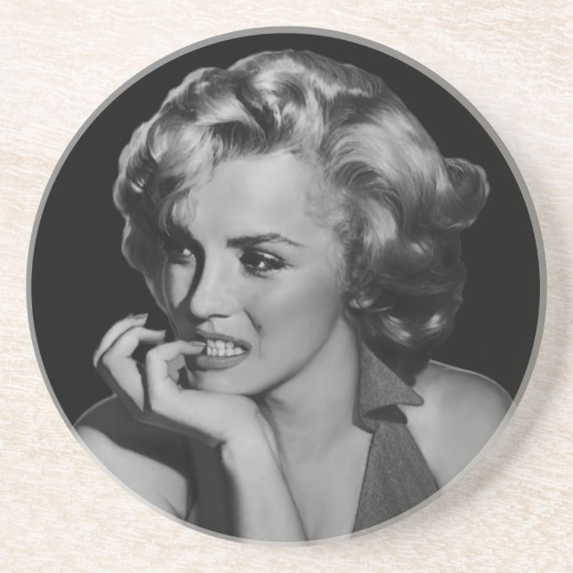 Der Denker Sandstein Untersetzer (Vorne)