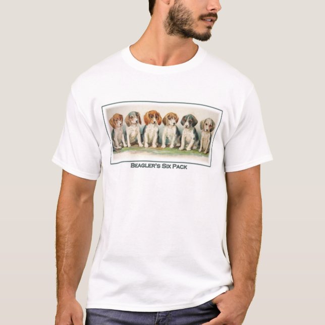 Der Des Beaglers sechs Satz T-Shirt (Vorderseite)