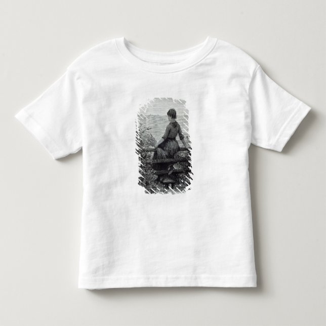 Der des Fishers Lass, "von der Freizeit-Stunde", Kleinkind T-shirt (Vorderseite)
