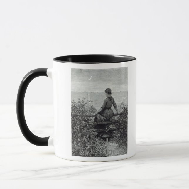 Der des Fishers Lass, "von der Freizeit-Stunde", Tasse (Links)