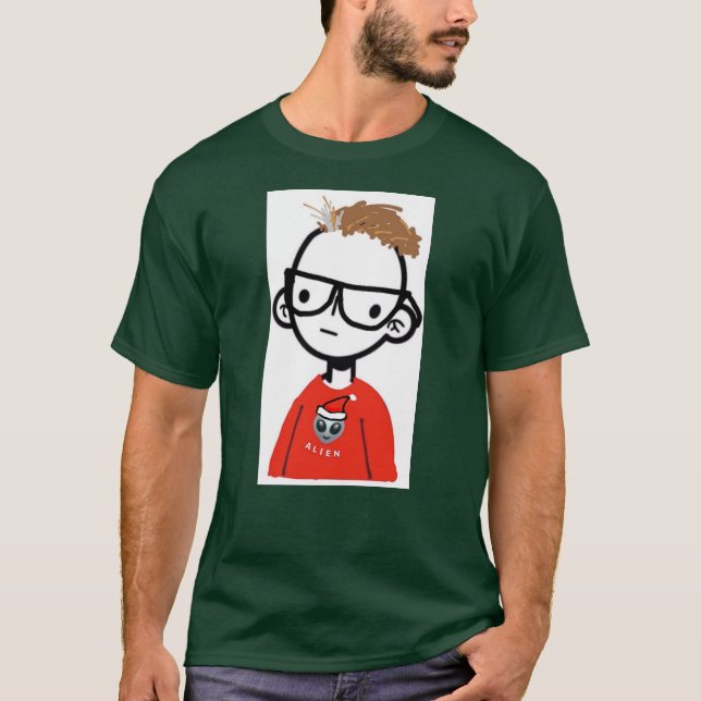 Der Desaster Autist Xmess-T - Shirt zur Saison (Vorderseite)
