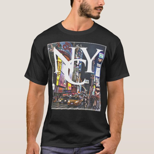 Der Designer-Spitze NYC Männer T-Shirt (Vorderseite)