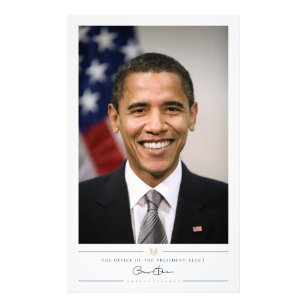 Der designierte US-Präsident Barack Obama Fotodruck