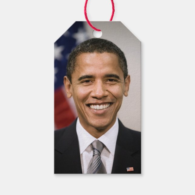 Der designierte US-Präsident Barack Obama Geschenkanhänger (Vorderseite)
