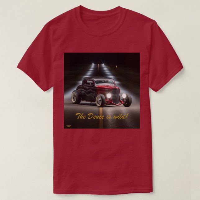 Der Deuce ist wild T-Shirt (Design vorne)