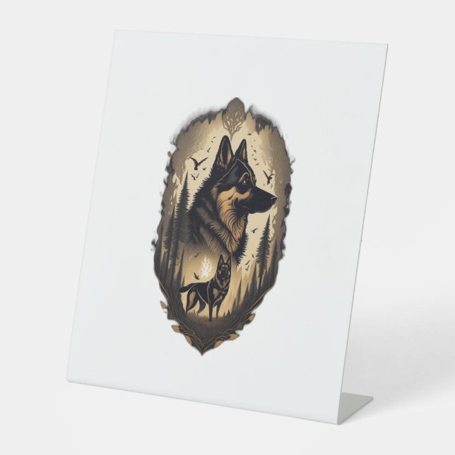 Der deutsche Hirte 2005 Sockelschild (Vorderseite)