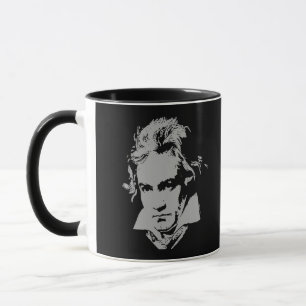 Der deutsche Komponist, Pianist Beethoven Tasse
