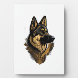 Der Deutsche Schäferhund 004 Fotoplatte