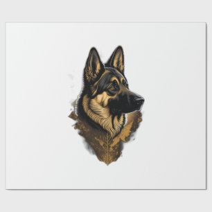 Der Deutsche Schäferhund 004  Geschenkpapier