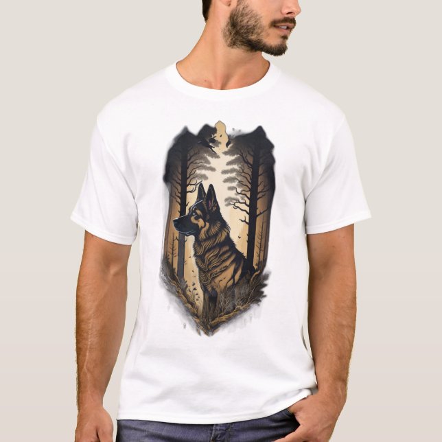 Der Deutsche Schäferhund 006  T-Shirt (Vorderseite)