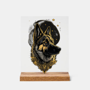 Der Deutsche Schäferhund 007 Acrylschild