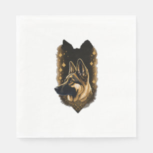 Der Deutsche Schäferhund 011 Serviette