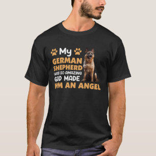 Der deutsche Schäferhund ist ein Engel des deutsch T-Shirt