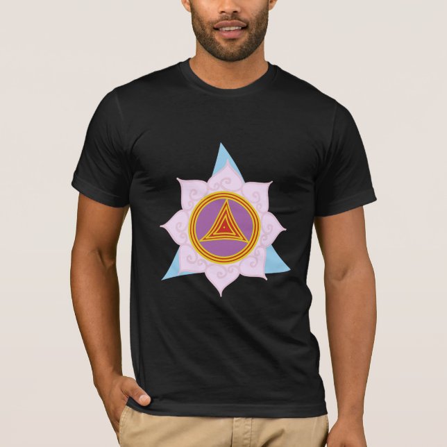 Der Dhanwantari Kali Yantra der Männer T-Shirt (Vorderseite)