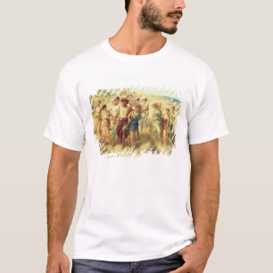 Der Dichter Anacreon (570-485 BC) mit seinen T-Shirt
