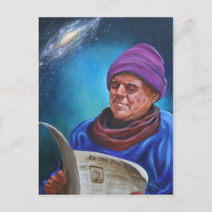 Der Dichter Postkarte
