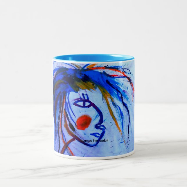 der Dichter Zweifarbige Tasse (Mittel)
