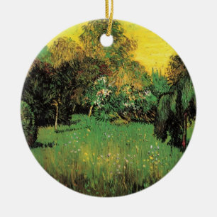 Der Dichtergarten von Vincent van Gogh Keramik Ornament