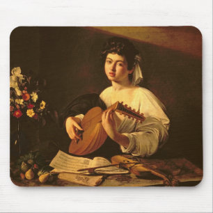 Der Dichtungskitt-Spieler, c.1595 Mousepad