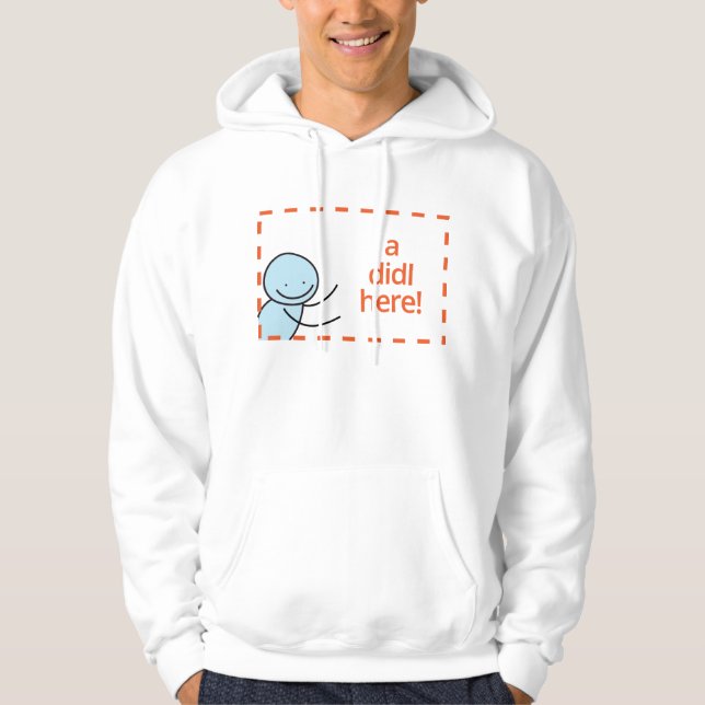 Der Didlr der Männer Hoodie (Vorderseite)